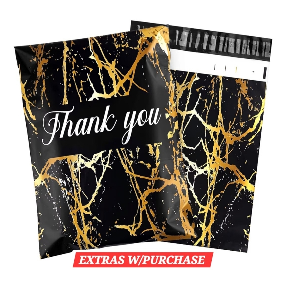 20ct. 10x13 Polymailers Bonus: Random Thank You Cards/Stickers
